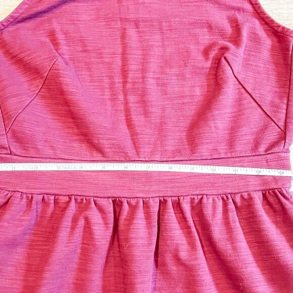 Madewell Burgundy Pierside Zip Back Pockets Dress, Size Small - Picture 8 of 8
